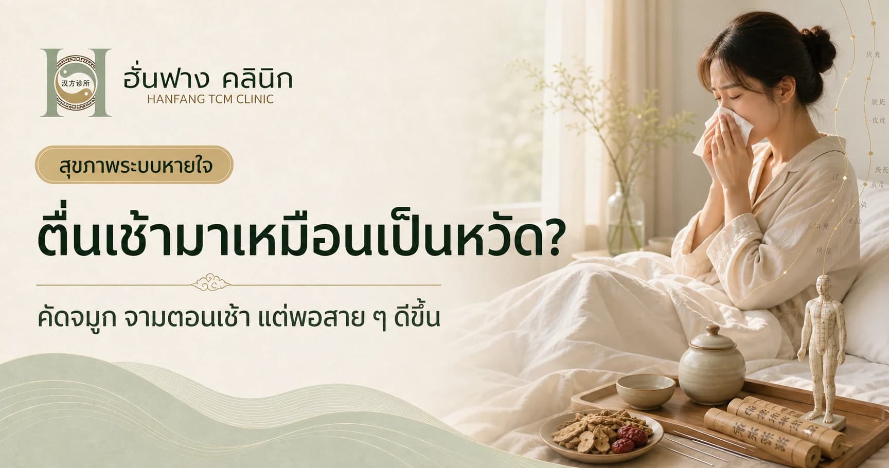 ตื่นเช้ามาเหมือนเป็นหวัด? คัดจมูก น้ำมูกไหล จามตอนเช้า อาจไม่ใช่หวัดเสมอไป